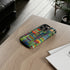 Knitted Christmas Trees - Impact Resistant Phone Case